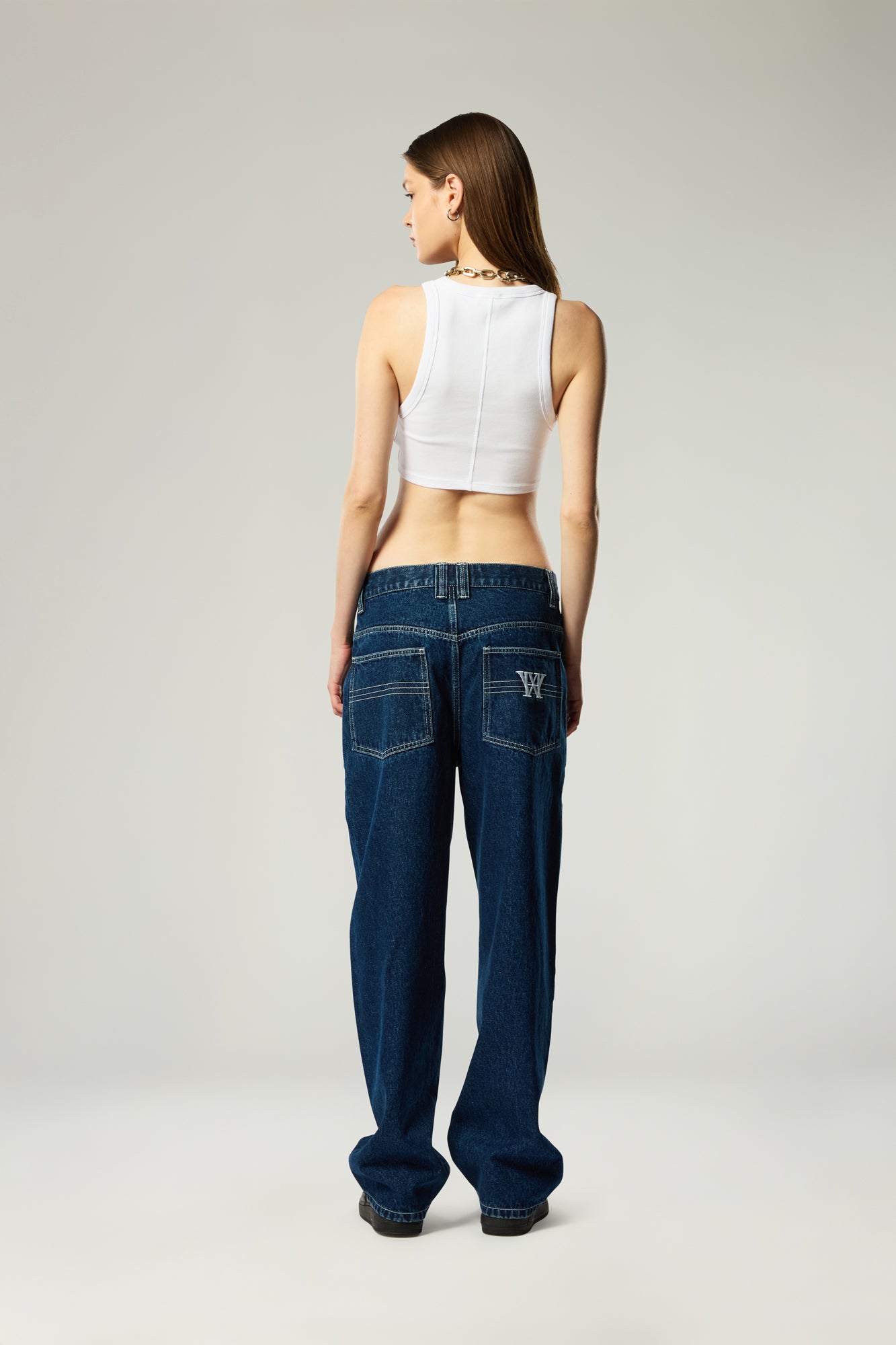 THE UNISEX OVERSIZED DENIM TROUSERS 001 - AVAILABLE NOW