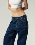 THE UNISEX OVERSIZED DENIM TROUSERS 001 - AVAILABLE NOW