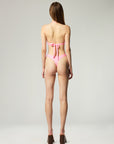 CHAIN LINK BIKINI BOTTOM IN PINK