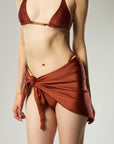 THE SARONG SKIRT // HEADSCARF IN COPPER