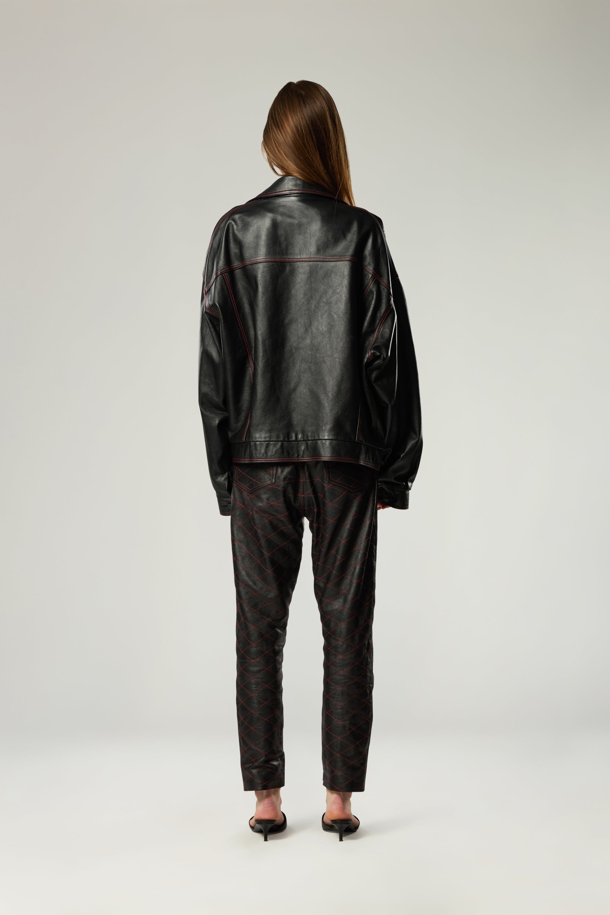 BLACK QUARTZ LEATHER JACKET