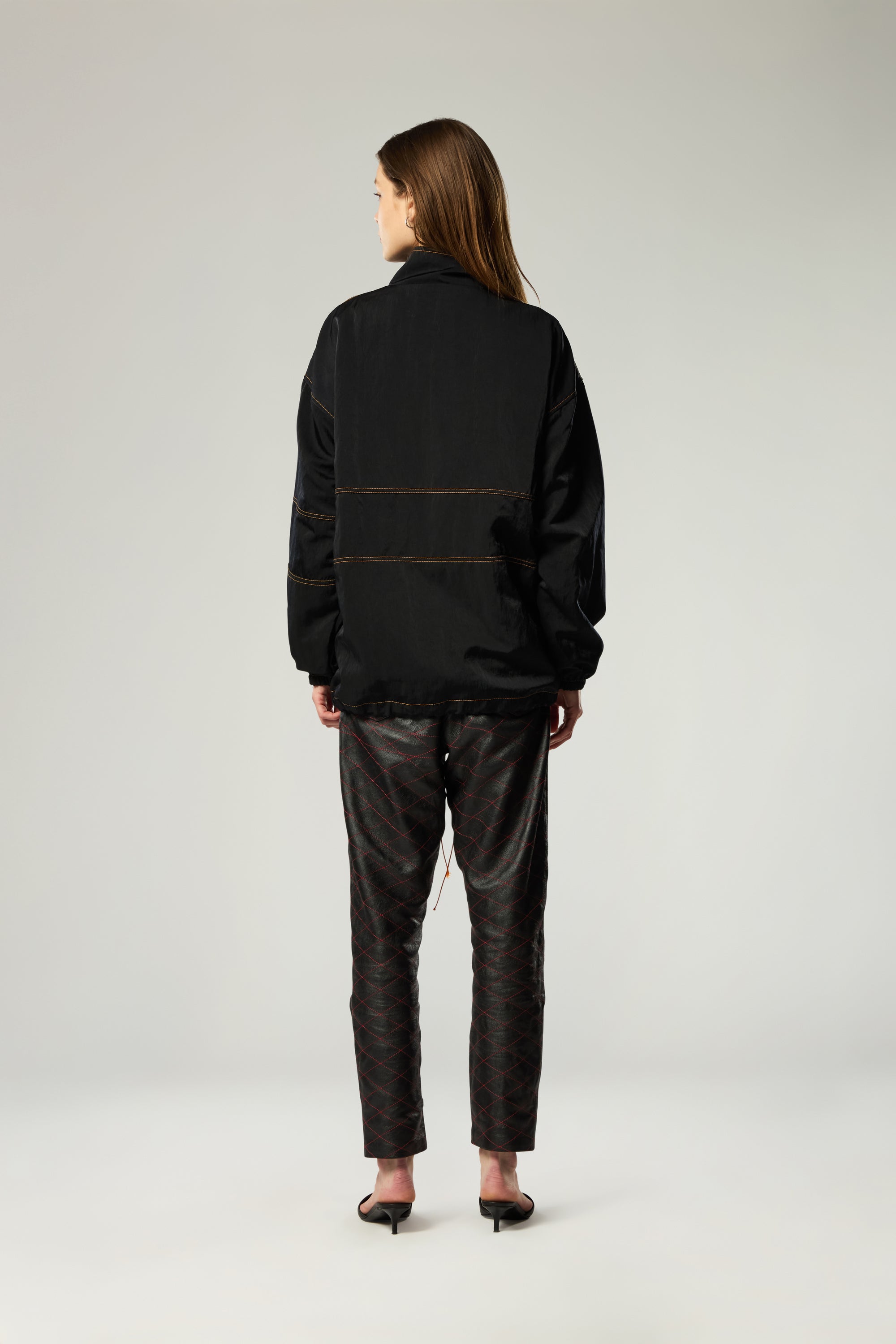 UNISEX BLACK WINDBREAKER JACKET