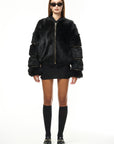 TOSCANA FUR BOMBER JACKET
