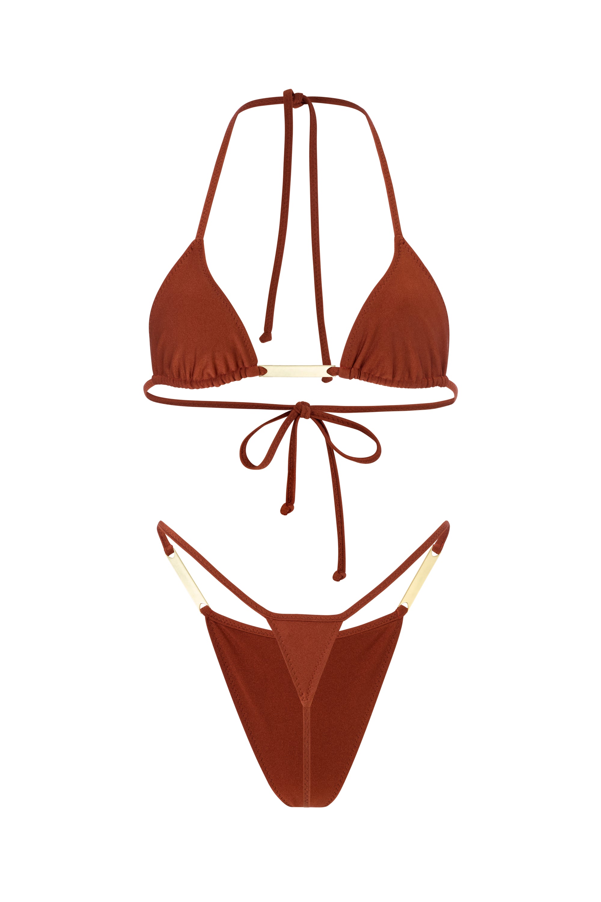 ULTRA MINI COPPER BIKINI SET