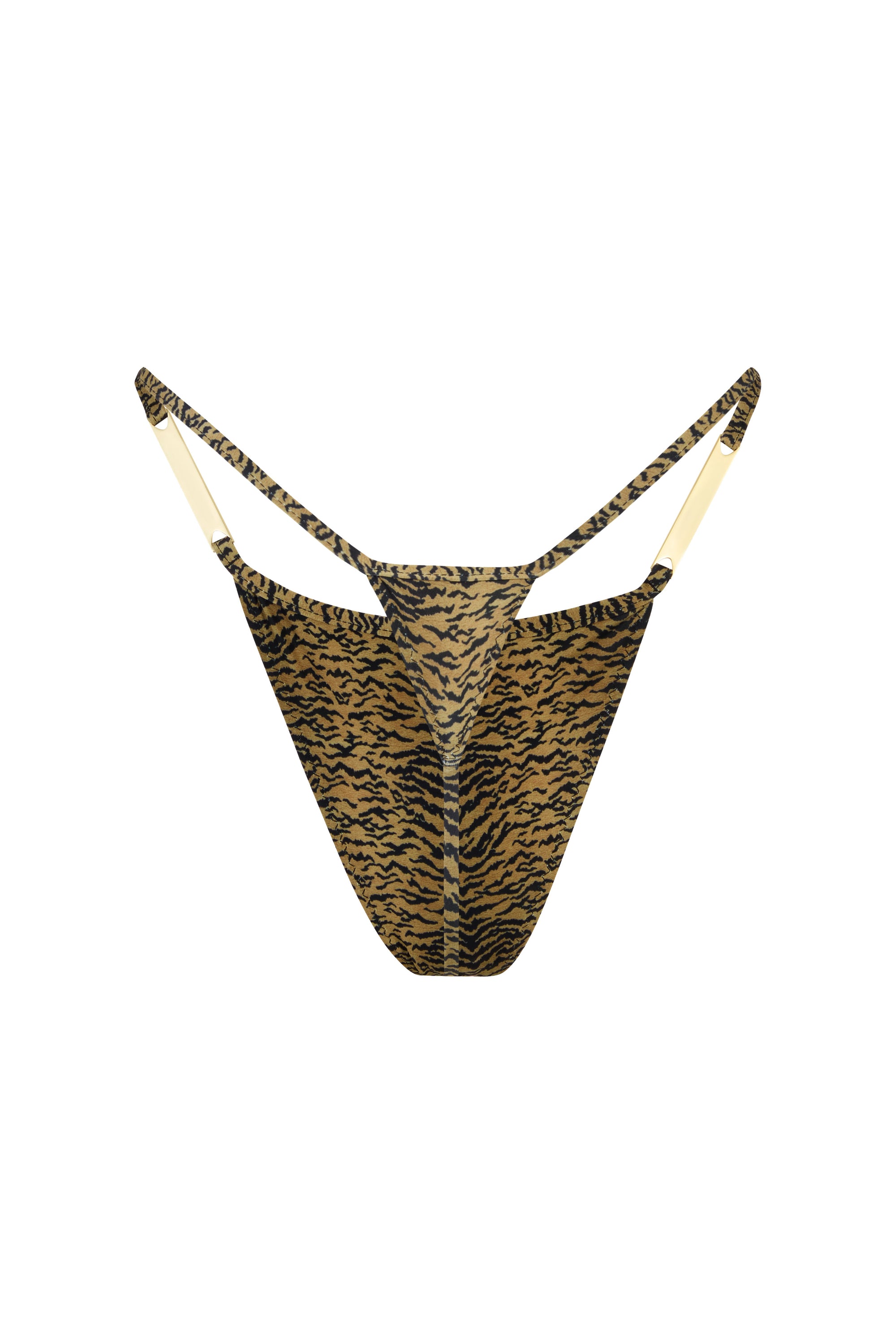 ULTRA MINI BIKINI BOTTOMS IN TIGER