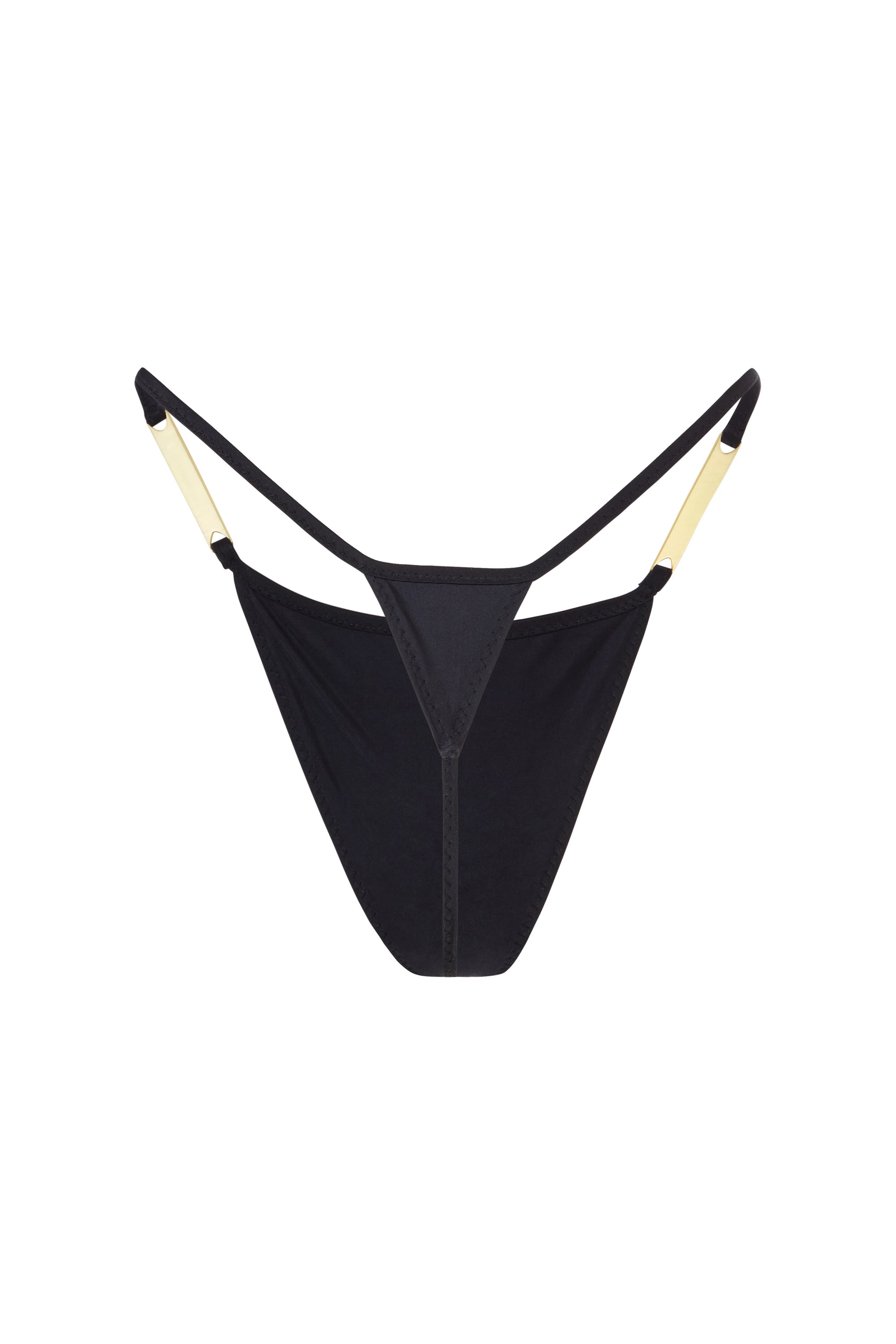 ULTRA MINI BIKINI BOTTOMS IN BLACK