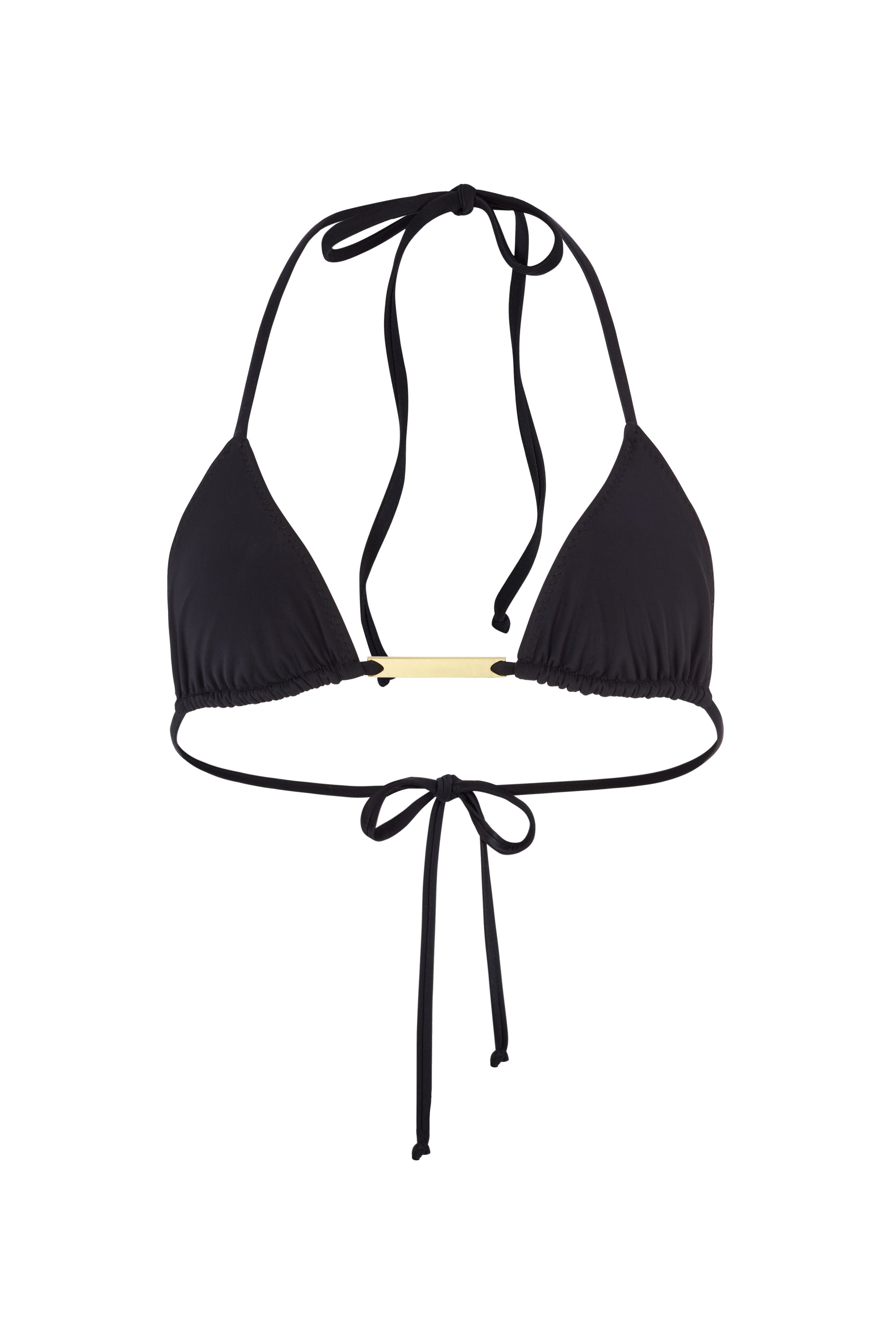 ULTRA MINI BIKINI TOP IN BLACK