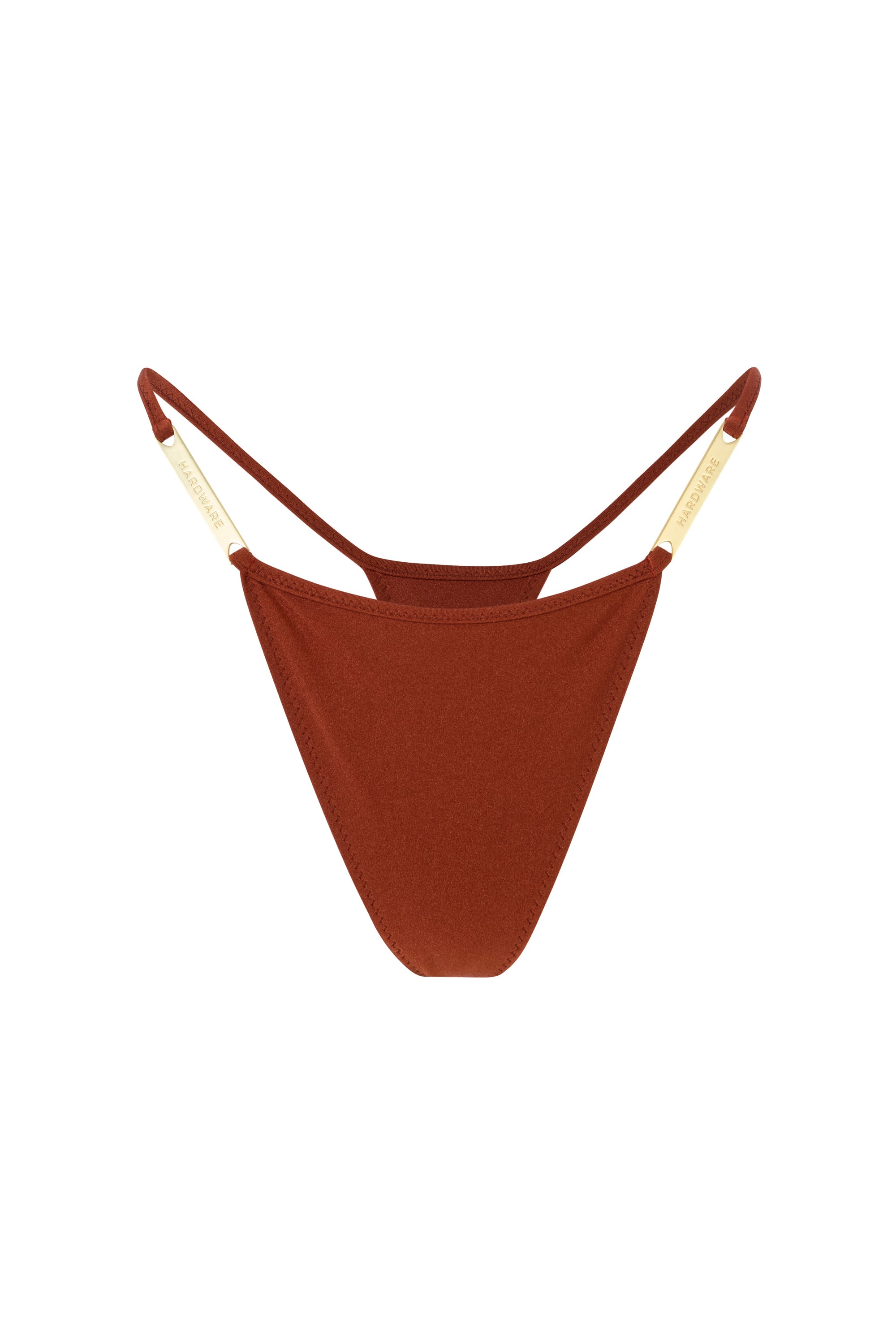 ULTRA MINI BIKINI BOTTOMS IN COPPER