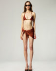 ULTRA MINI BIKINI TOP IN COPPER