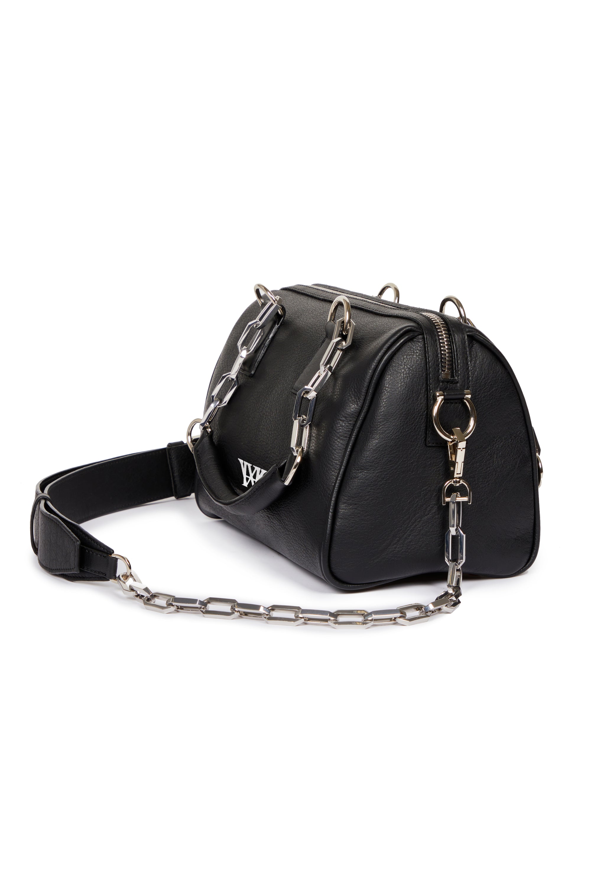 Black Leather Hardware LDN Bowling Bag