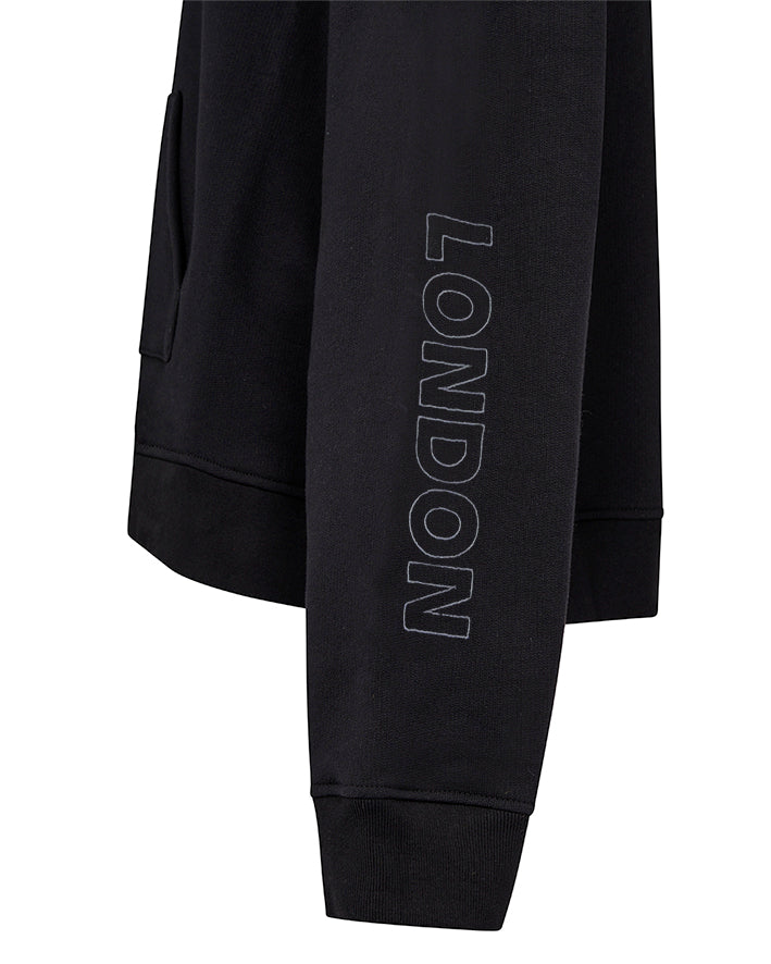 Hardware London Logo Hooded Top | Oversized Designer Sweat