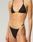 ULTRA MINI BIKINI SET IN BLACK