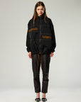 UNISEX BLACK WINDBREAKER JACKET