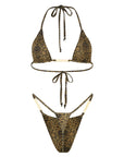 ULTRA MINI TWO TONE BIKINI SET