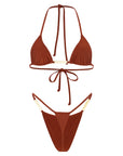 ULTRA MINI BIKINI SET IN COPPER