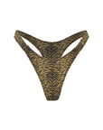 CHAIN LINK BIKINI BOTTOM IN TIGER