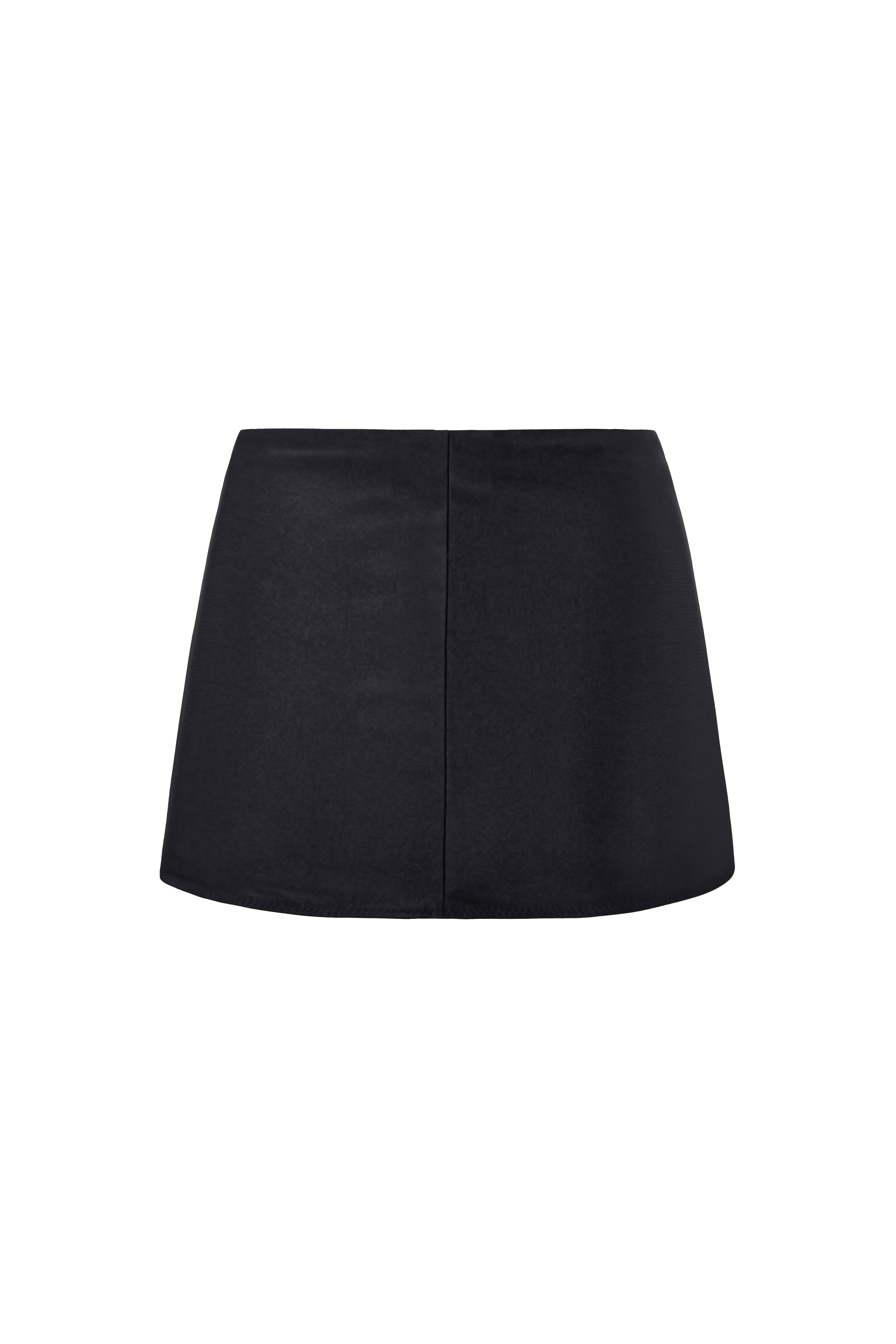 BUCKLE SLIT SKIRT IN BLACK – Hardware LDN