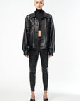 Designer Oversized Leather Jacket | Outerwear Made in London